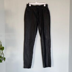 Wilsons Black Women's Leather Pants